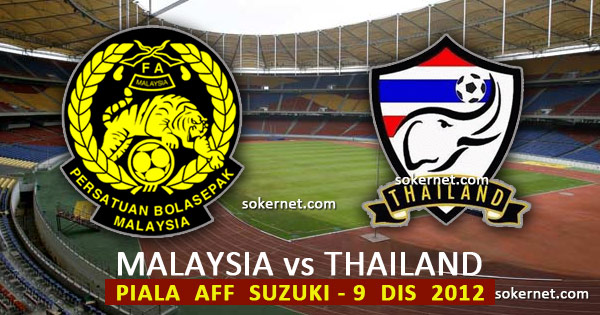 Malaysia vs Thailand Piala AFF Suzuki Cup 2012, 9 Disember