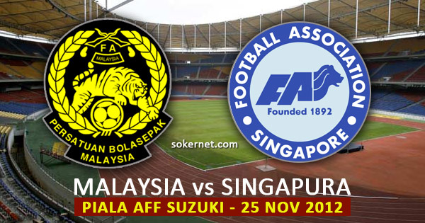 Malaysia 0-3 Singapura - Piala AFF 25 November 2012