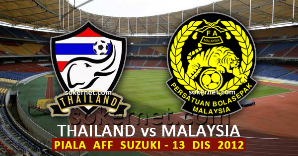 Thailand vs Malaysia Piala AFF Suzuki Cup 2012, 13 Disember