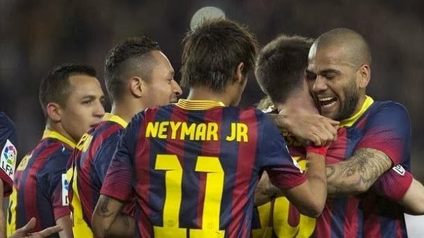 Barcelona 4-1 Almeria 2014