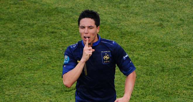 Samir Nasri - Perancis vs England - Euro 2012