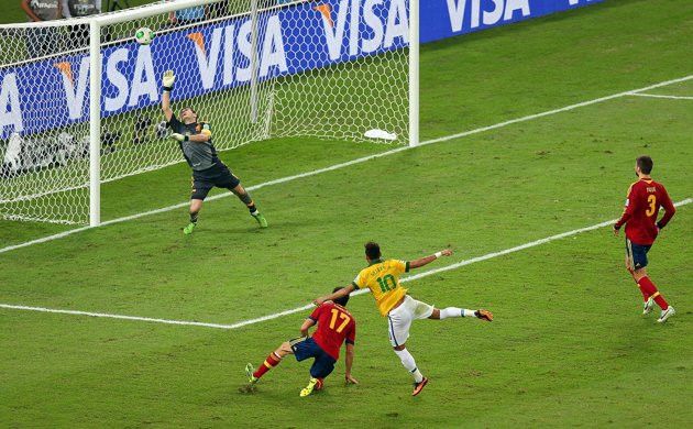 Brazil vs Spain Spanyol Piala Konfederasi 2013