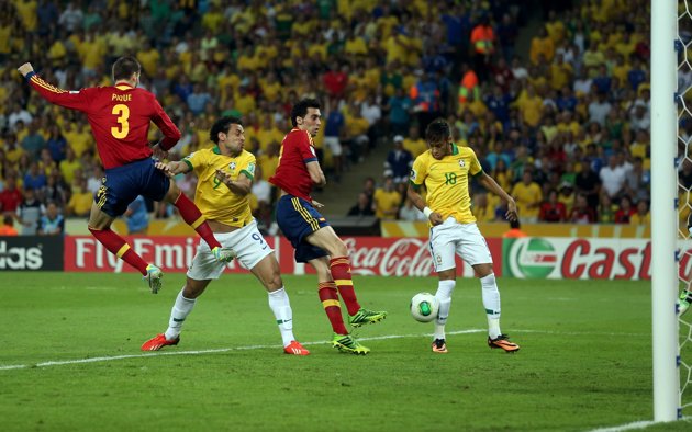 Brazil vs Spain Spanyol Piala Konfederasi 2013