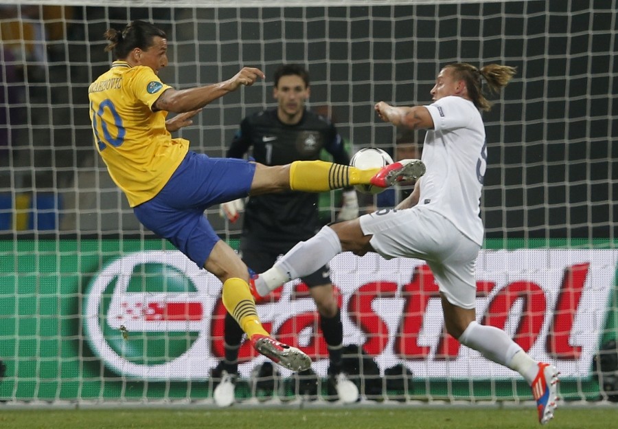 Gol Zlatan Ibrahmovic Sweden vs Perancis