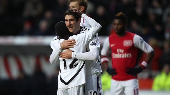 Swansea City 3-2 Arsenal