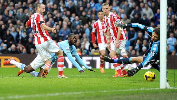 Manchester City vs Stoke City 1-0