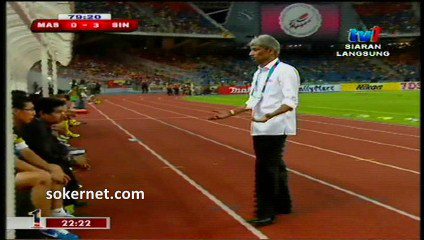 Malaysia 0-3 vs Singapura Piala AFF 25 November 2012