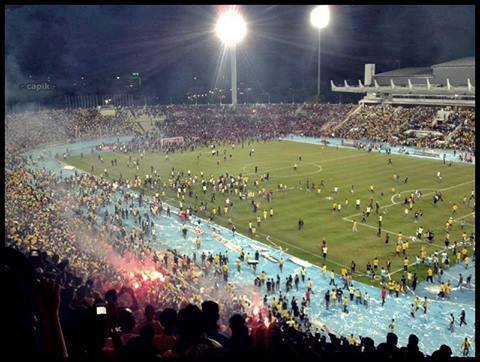 Kekecohan penyokong pahang vs johor darul takzim dt