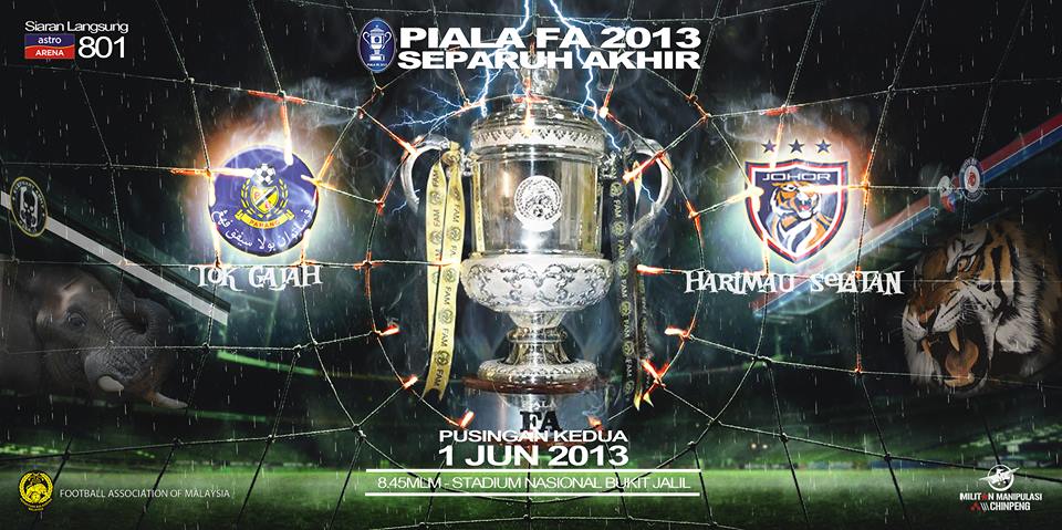 Pahang vs Johor JDT Piala FA 2013