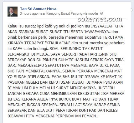 Tan Sri Annuar Musa vs PBNJ