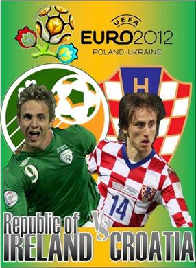 Republic of Ireland vs Croatia - UEFA EURO 2012