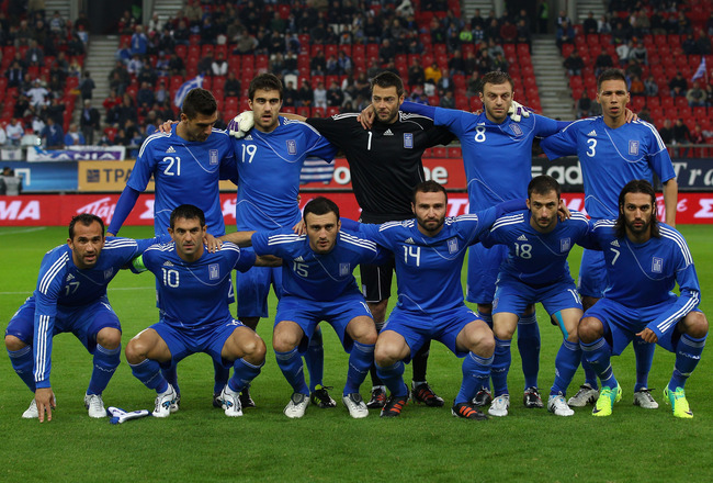 Greece Squad Euro 2012