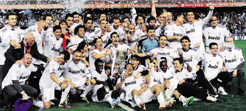 Real Madrid juara Piala Raja Sepanyol 2011