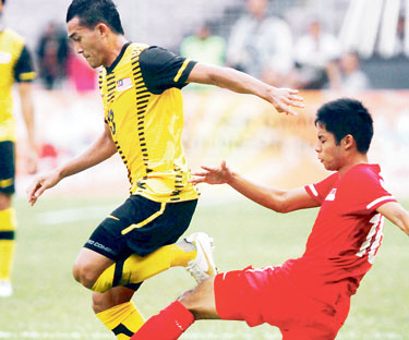 Malaysia vs Singapura: Sukan SEA 2011