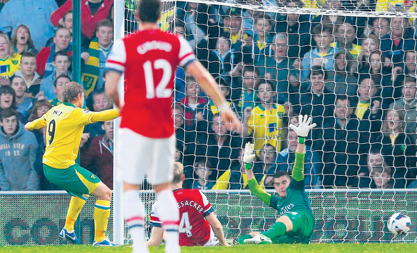 Norwich City 1-0 Arsenal