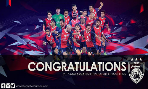 JDT juara liga super 2015