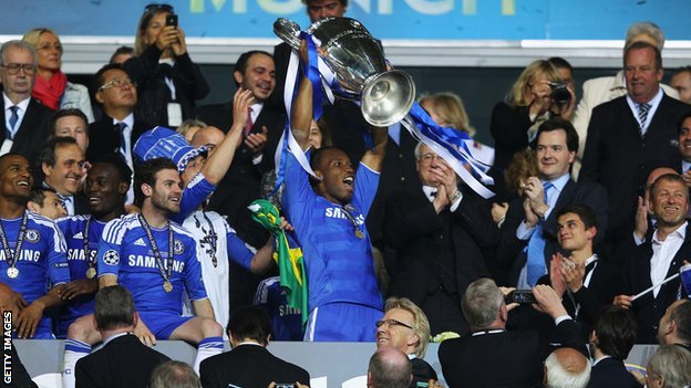 Didier Drogba Chelsea Juara Eropah