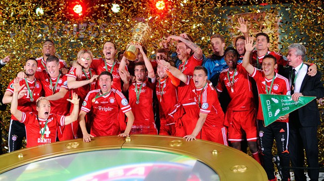 Bayern Munich juara treble 2013