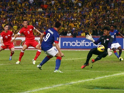 Malaysia vs Singapura 0-3 Piala AFF 2012