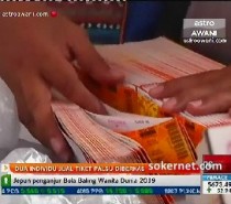 Polis berkas dua individu jual tiket palsu Piala Malaysia