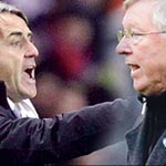 Roberto Mancini vs Alex Ferguson