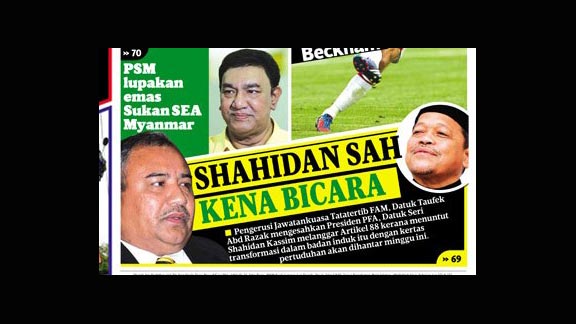 Shahidan Kassim komen Transformasi FAM - Artikel 88