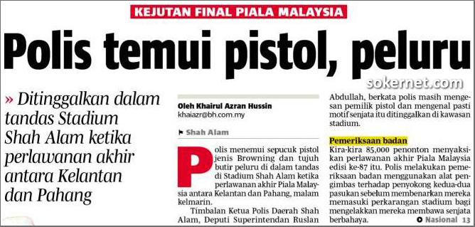 final piala malaysia 2013 : pahang juara