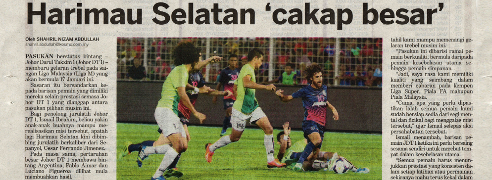 JDT cakap besar