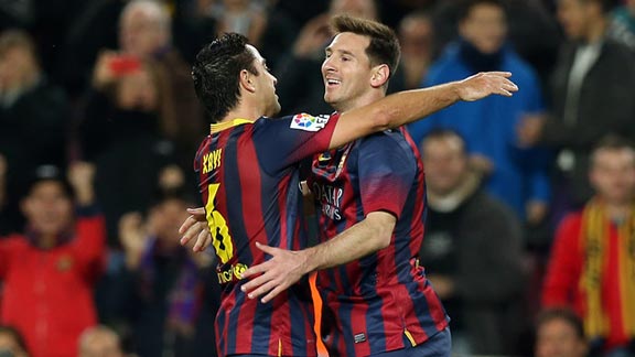 Barcelona vs Almeria 2014 4-1