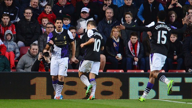 Southampton vs Liverpool 2014