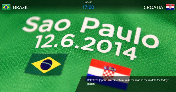 Brazil vs Croatia Piala Dunia 2014